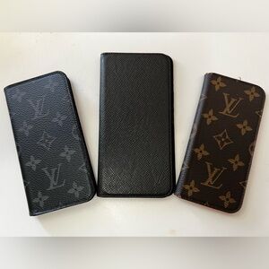 Louis Vuitton phone case bundle of three